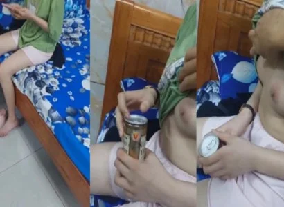 Em gái mới lớn trong căn phòng nhà nghỉ